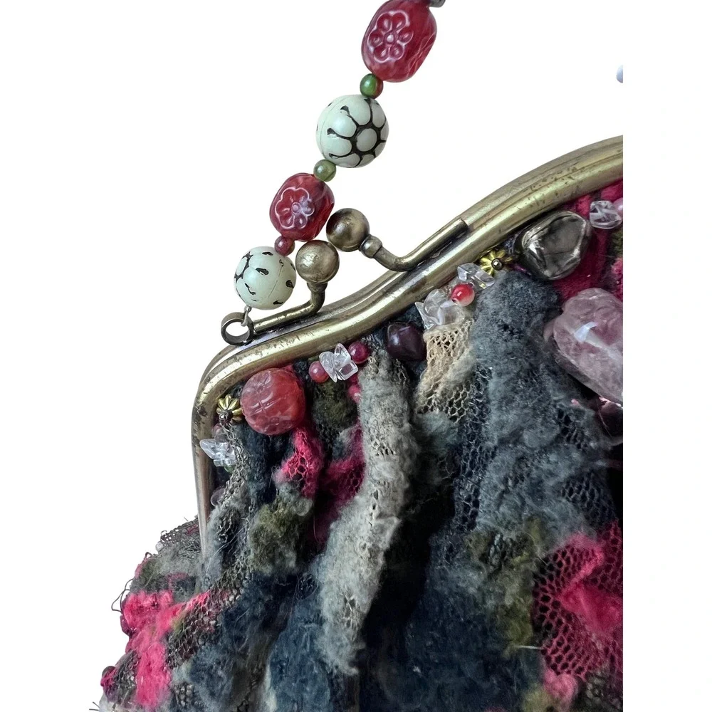 Mary Frances beadwork wearable whimsical